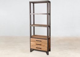 bibliotheque-3-tiroirs-bois-recycle-ocean-details