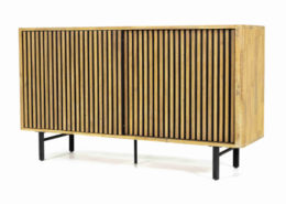 buffet 2 portes coulissantes acacia 160cm collection IBIZA