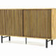 buffet 2 portes coulissantes acacia 160cm collection IBIZA