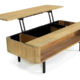 table basse acacia avec plateau relevable - collection IBIZA