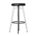 tabouret en métal et simili cuir loft - détails